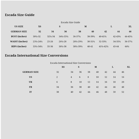 Escada Sport Embellished Gray Denim Skirt Nwot Size 36 US 6 - Picture 13 of 14